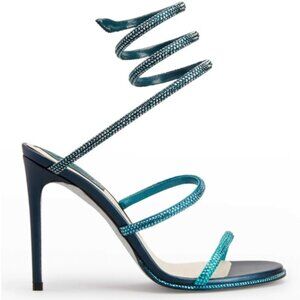 Rene Caovilla Cleo Crystal Embellished Wrap Sandal